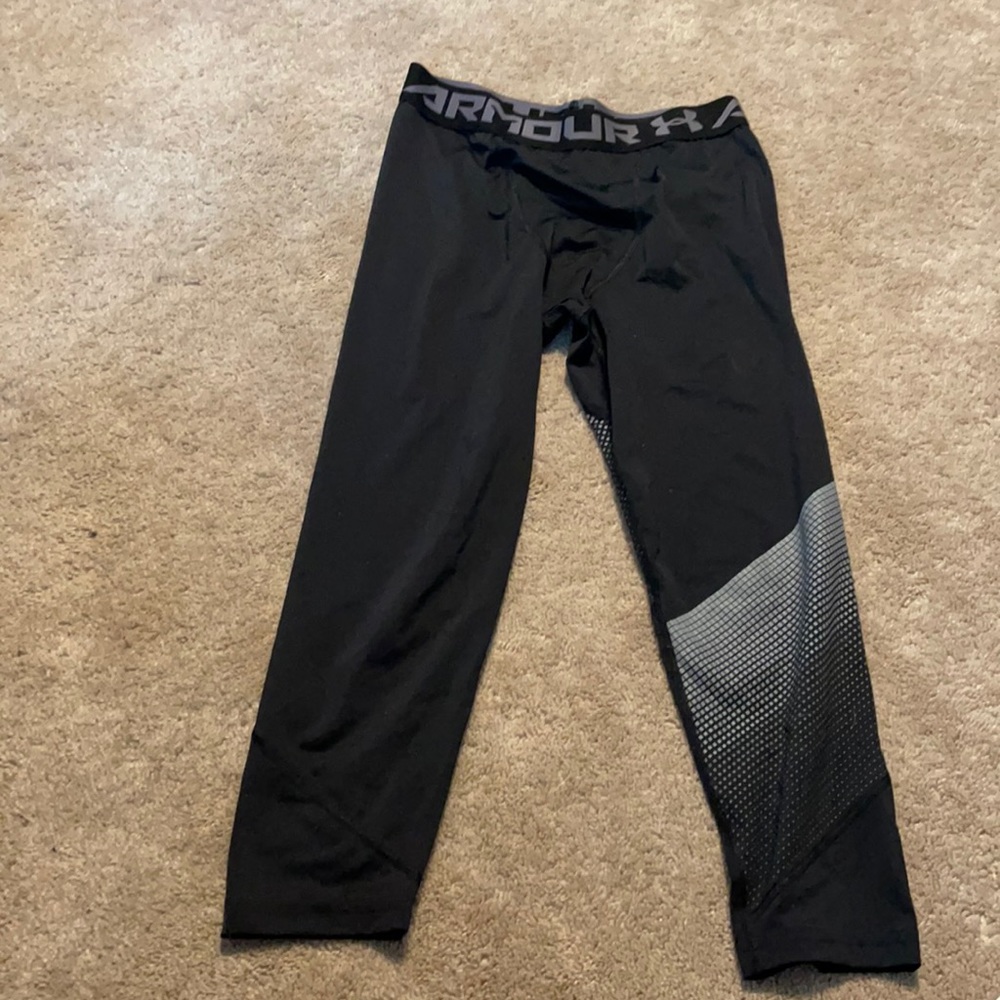 Youth L boy spandex leggings (Capri length)